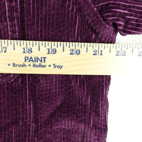 LL Bean Shirt Jacket SZ M Corduroy Chore Barn Outdoors Gardening Utility Shacket - Picture 6 of 9